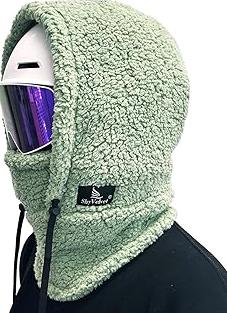 Shy Velvet Sherpa Hood Ski Mask Wind-Resistant Balaclava Winter Fleece Ski Mask for Men and Women product image