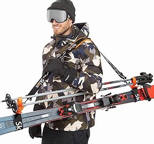 Magnetic Ski Holder for Side of Car – Strips Magnetic Snowboard Mount – Prevent Ski and Snowboard from Tipping Over – Protects Vehicle from Scratches - Snowboard Accessories(Black) product image