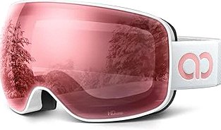 Lamicall Ski Goggles with 3X Anti-Fog - 100% UV Protection, OTG, Gifts for Skiing, Snowboard, Snowmobile, Men, Women product image