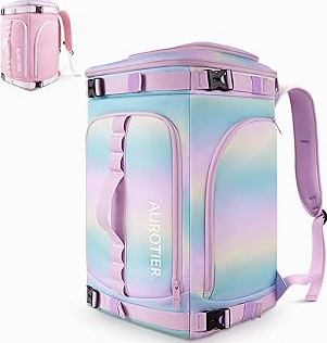 60L Ski Boot Bag Backpack with Helmet Compartment, Waterproof Ski Backpack for Gloves, Goggles, Skis Gear product image